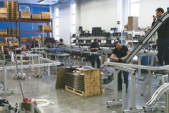 Fast Track conveyors.
